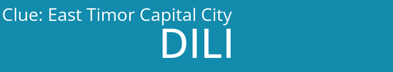 East Timor Capital City