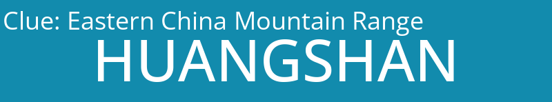 Eastern China Mountain Range