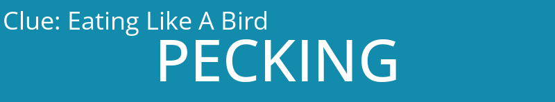 Eating Like A Bird