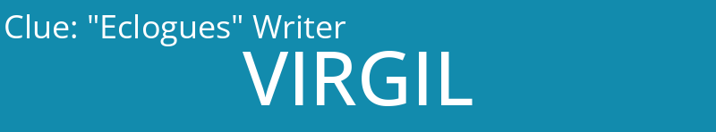 "Eclogues" Writer