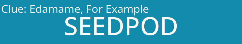 Edamame, For Example