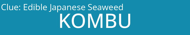 Edible Japanese Seaweed