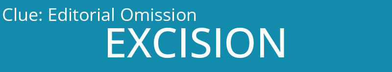 Editorial Omission