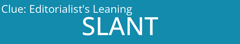 Editorialist's Leaning