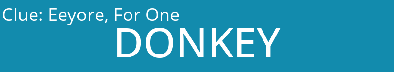 Eeyore, For One