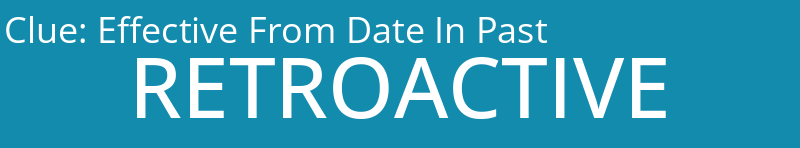 Effective From Date In Past