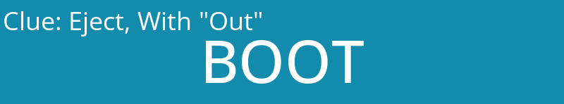 Eject, With "Out"