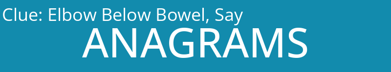 Elbow Below Bowel, Say