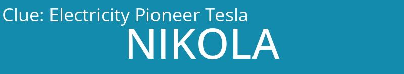 Electricity Pioneer Tesla