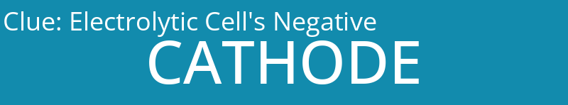 Electrolytic Cell's Negative