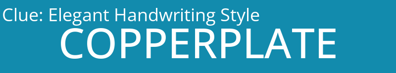Elegant Handwriting Style