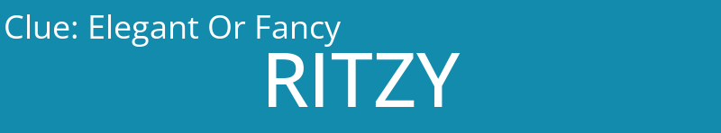 Elegant Or Fancy