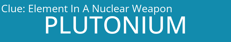 Element In A Nuclear Weapon