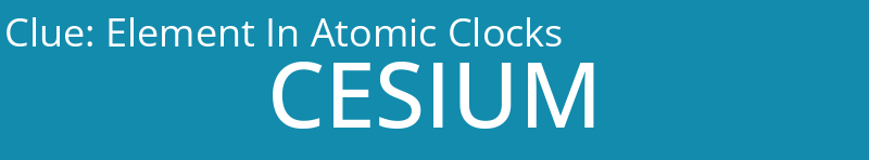 Element In Atomic Clocks