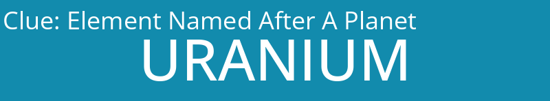 Element Named After A Planet