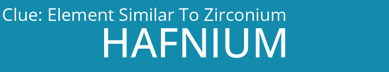 Element Similar To Zirconium
