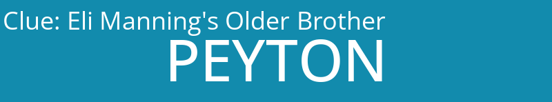 Eli Manning's Older Brother