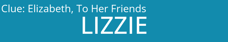 Elizabeth, To Her Friends