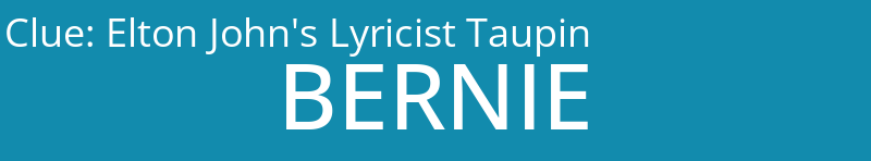 Elton John's Lyricist Taupin
