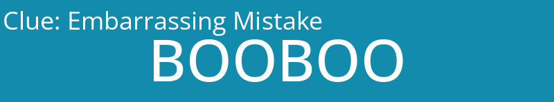 Embarrassing Mistake