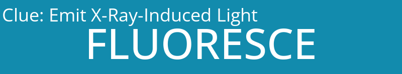 Emit X-Ray-Induced Light 