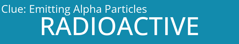 Emitting Alpha Particles