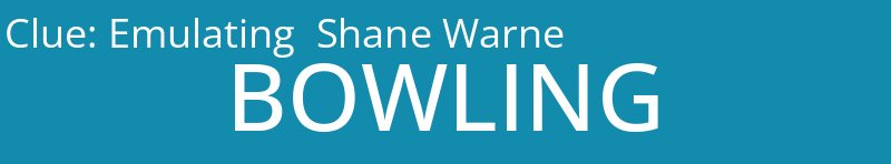 Emulating  Shane Warne