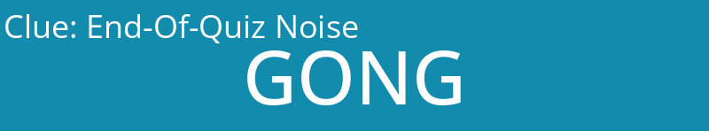 End-Of-Quiz Noise