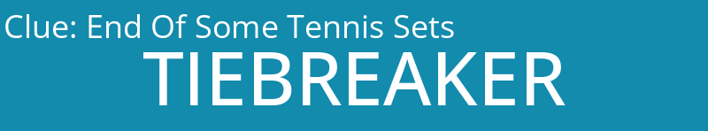 End Of Some Tennis Sets