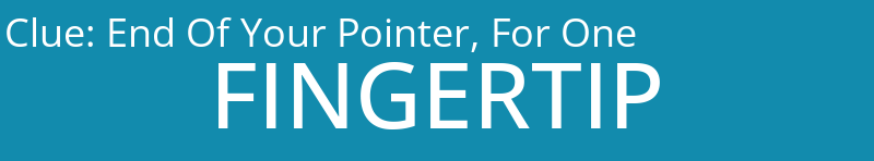 End Of Your Pointer, For One