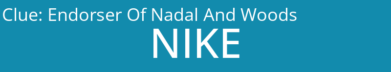 Endorser Of Nadal And Woods