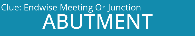 Endwise Meeting Or Junction