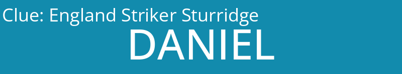 England Striker Sturridge