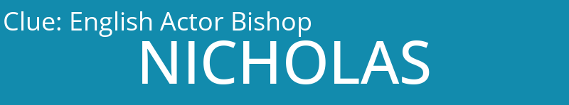 English Actor Bishop