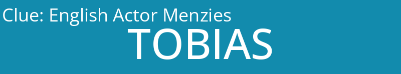 English Actor Menzies