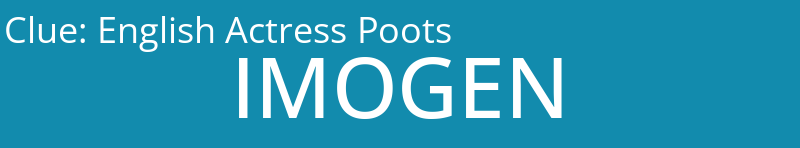 English Actress Poots