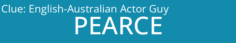 English-Australian Actor Guy