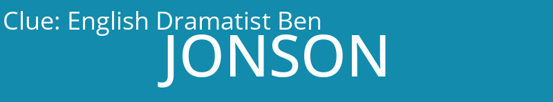 English Dramatist Ben
