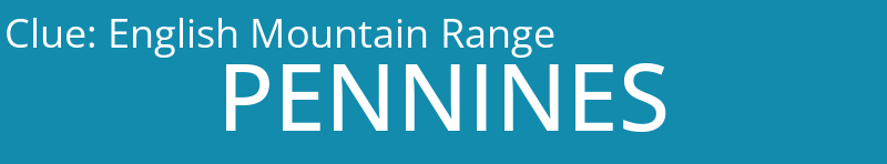 English Mountain Range