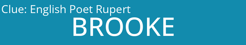 English Poet Rupert