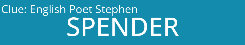 English Poet Stephen