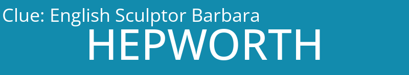 English Sculptor Barbara