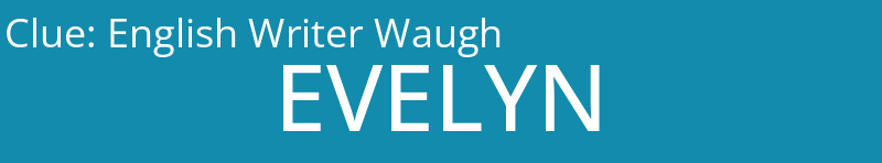 English Writer Waugh