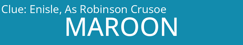 Enisle, As Robinson Crusoe