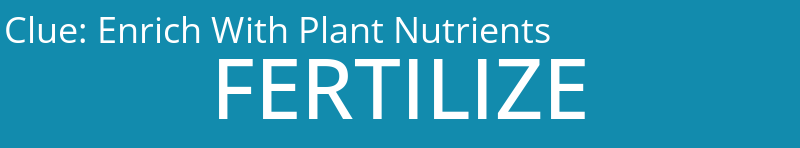 Enrich With Plant Nutrients