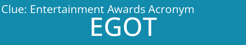 Entertainment Awards Acronym