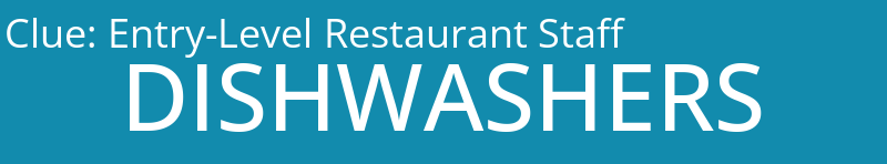 Entry-Level Restaurant Staff