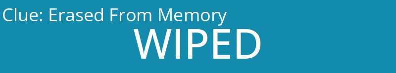 Erased From Memory