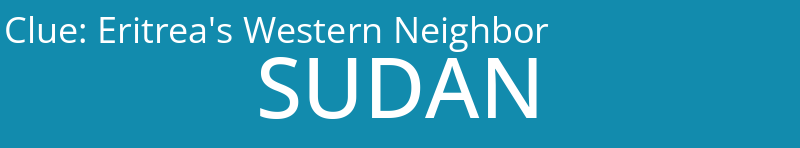 Eritrea's Western Neighbor
