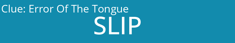 Error Of The Tongue